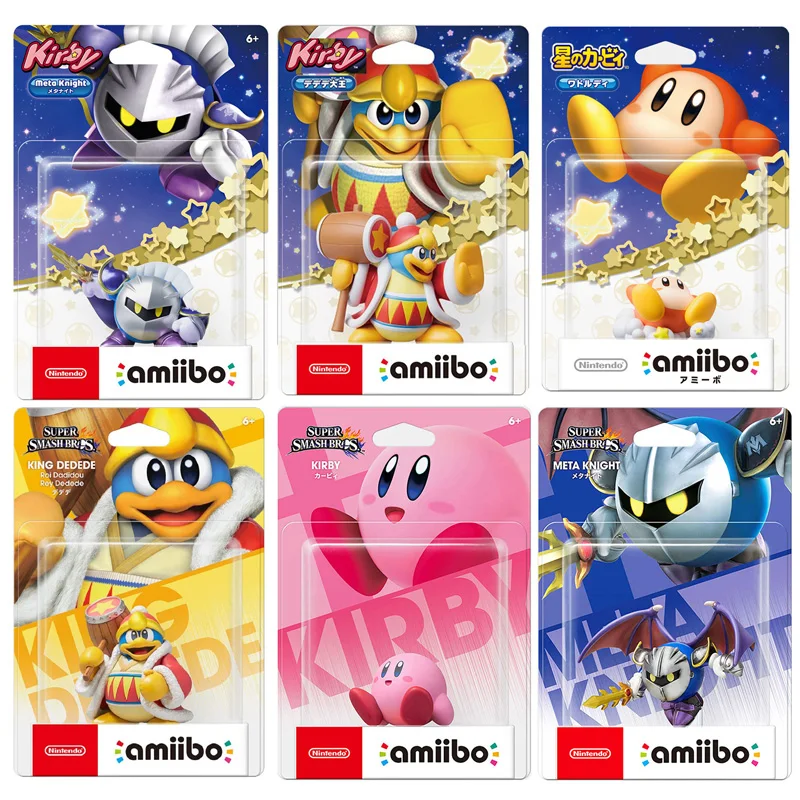 ARTSWIFT Nintendo Amiibo Kirby Dedede Waddle Dee Meta Knight Figuras Raras NFC Versão Asiática Original em Estoque