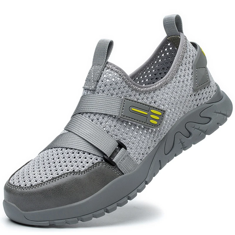 Summer Mesh Work Sneakers For Men Safety Shoes Composite Toe Insulating Shoes Anti Puncture And Anti Smashing Protective Shoes