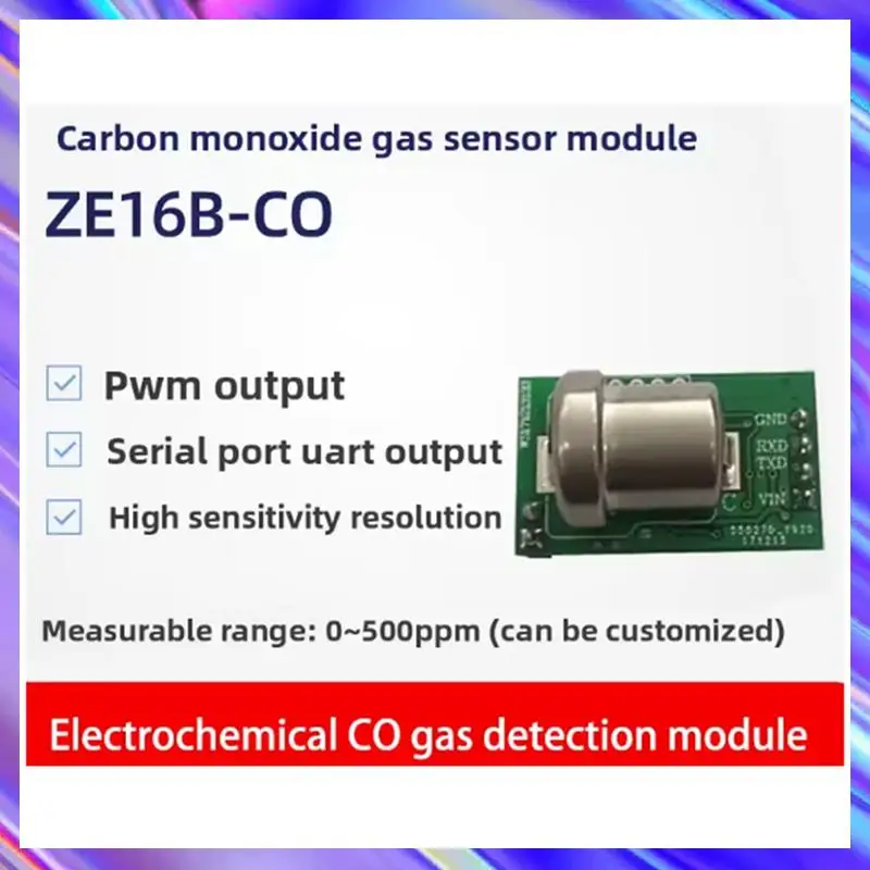 

M09K ZE16B-CO Модуль датчика газа для обнаружения угарного газа, электрохимическая сигнализация в домашнем автомобиле, бытовой