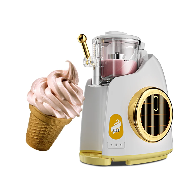 selling household 800ML mini fully automatic 1 flavor soft ice cream machine