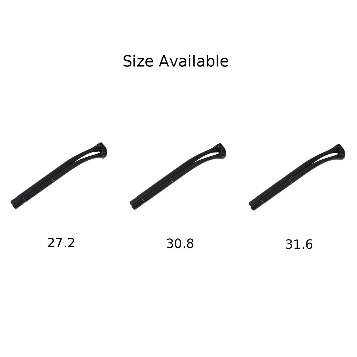 Road Bike Seatpost 31.6/30.8/27.2mm 330mm Bicycle Full Carbon Fiber Seat Post Tubes Mountain Bike Adjust-able Angle Seat Tube