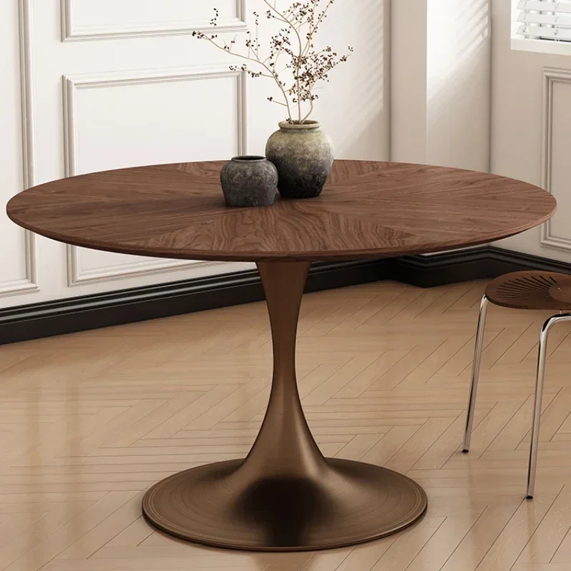 Mesa de Centro de Diseño, Elegante, de Cerámica, para Cafetería, Comedor, Cocina, Mesa Ovalada de Lujo, Mesa Redonda de Recepción