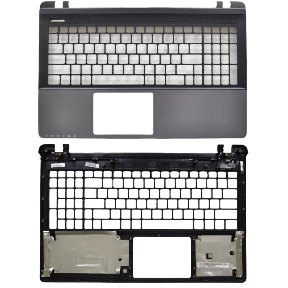 قذائف جديدة ل ASUS K55VD A55V A55VD K55VM K55V Topcase Palmrest الغطاء السفلي استبدال حقيبة الكمبيوتر المحمول إصلاح #2
