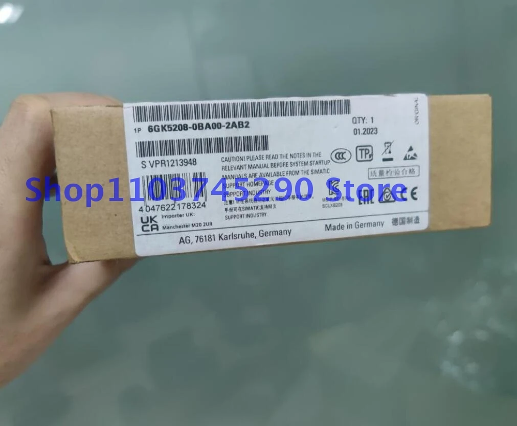 

1PCS 6GK52080BA002AB2 New Brand In Box 6GK5208-0BA00-2AB2 PLC Module 6GK5 208-0BA00-2AB2 Original