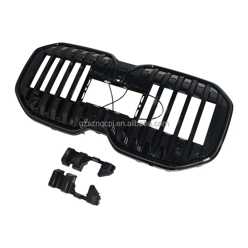 

LED Car Grills Gloss Black for BMW 7 Series G70 2023+ Bumper Facelift Air Intake Grille Automotive Exterior Accessories Body Kit