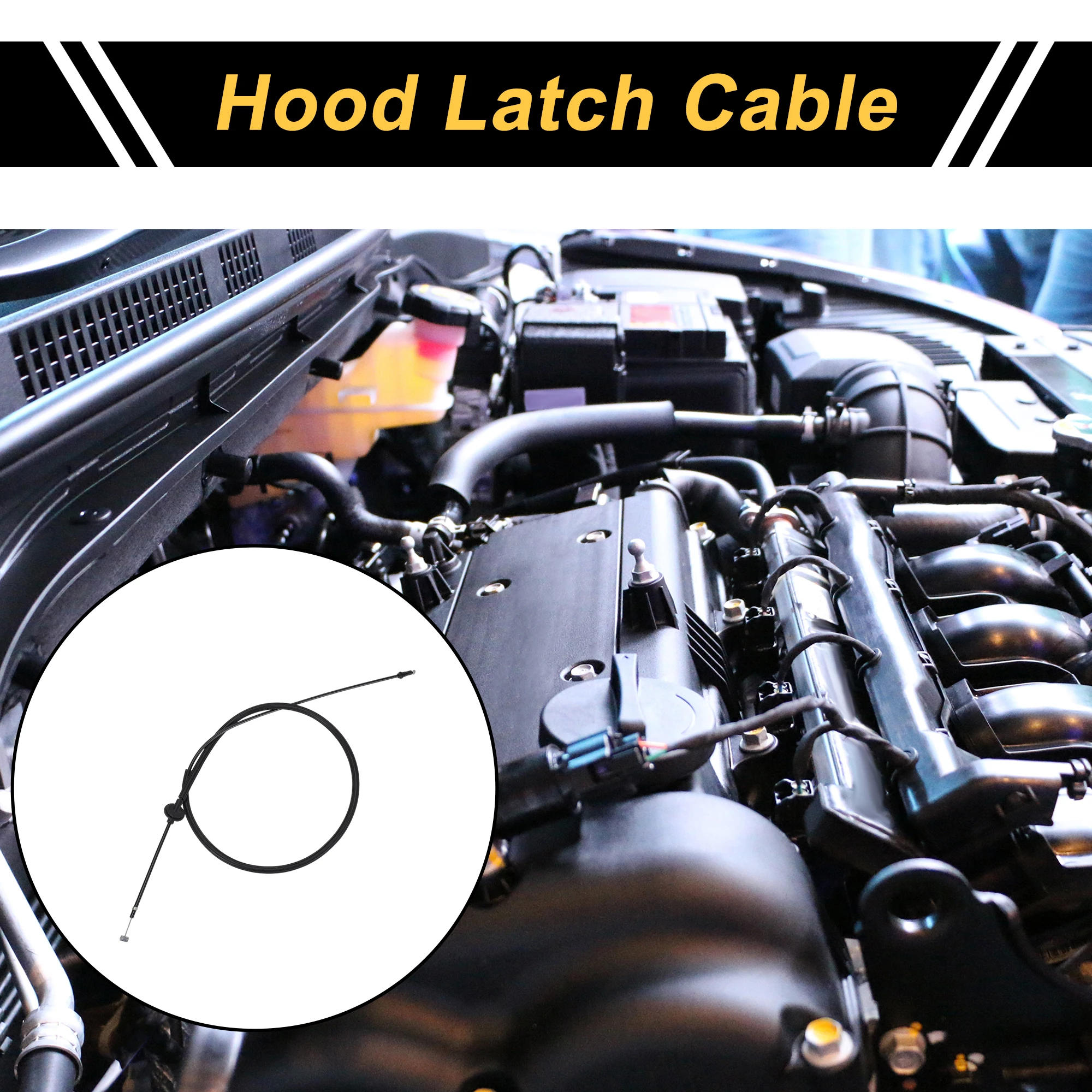 

UXCELL Трос открывания капота No 8R1823535 Трос защелки капота для Audi A4 S4 A5 S5 Q5 SQ5