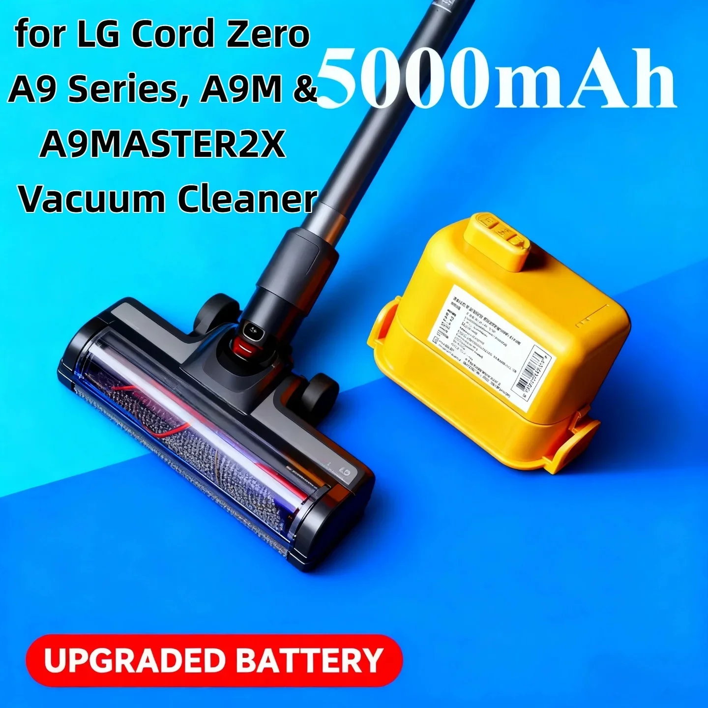 

Долговечная батарея для LG Cord Zero A9 – EAC63382208 EAC63758601, оригинальная, высокой емкости, для серий A9M и A9MASTER2X