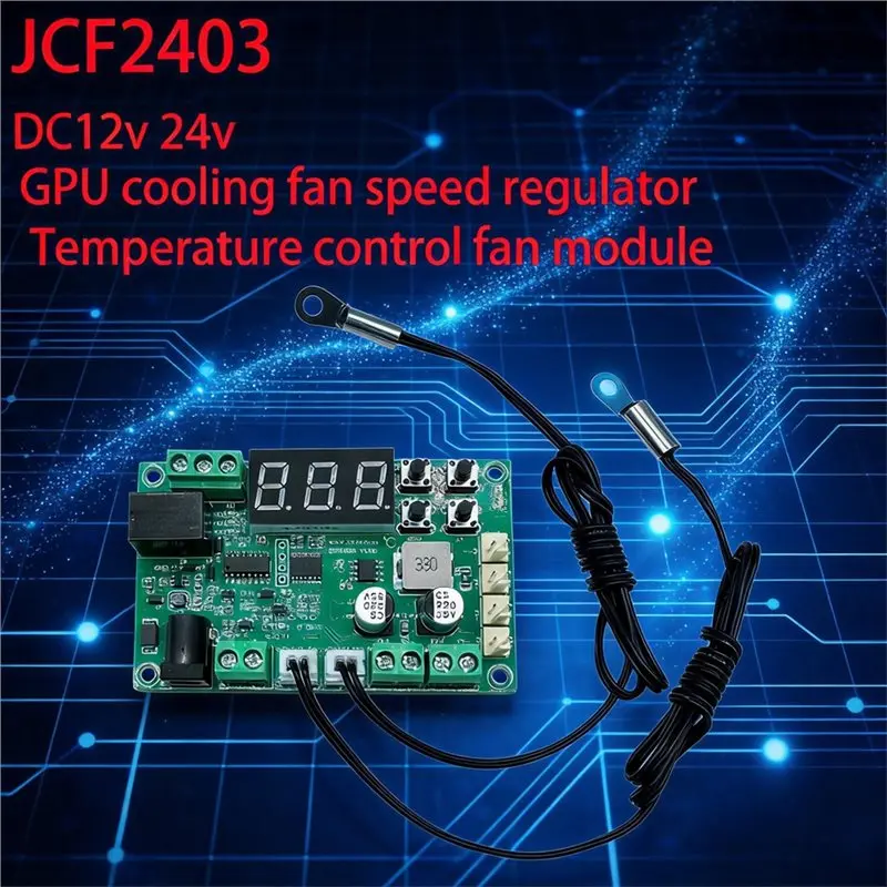 YANA50I Wind Turbine Integration DC 12V/24V Speed Motor Temperature Controller Sensor For 2/3/4 Cable Wire