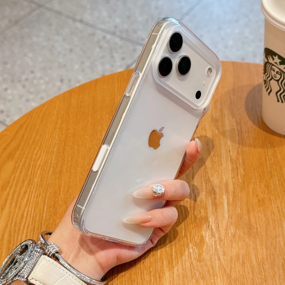 Magsafe Magnetische Hülle für iPhone 17 16 Pro Max Transparente 17 Pro Max Handyhülle mit AI Smart Island Kamera-Steuerknopfabdeckung