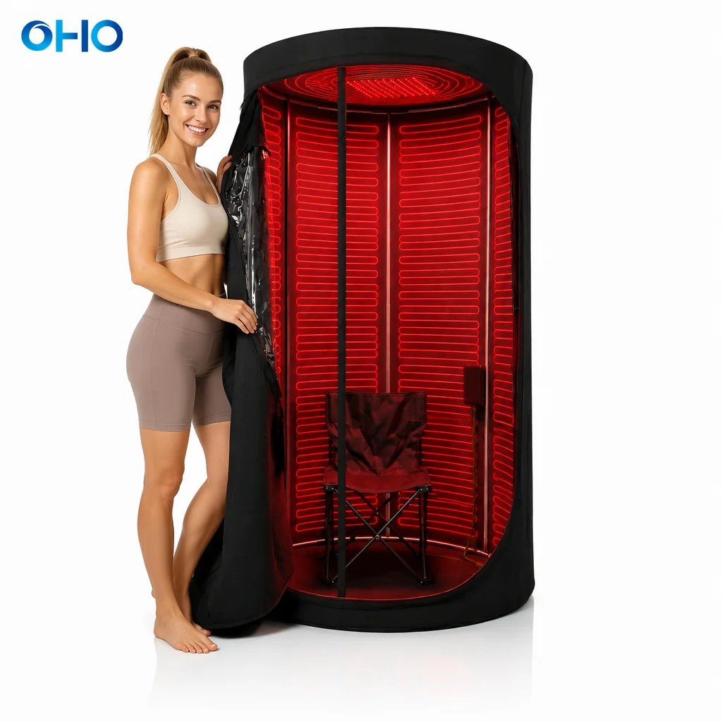 Foldable Portable Electric Far Infrared Sauna Tent, Modern Design for Home Wellness & Sport Post‑Workout Relaxation