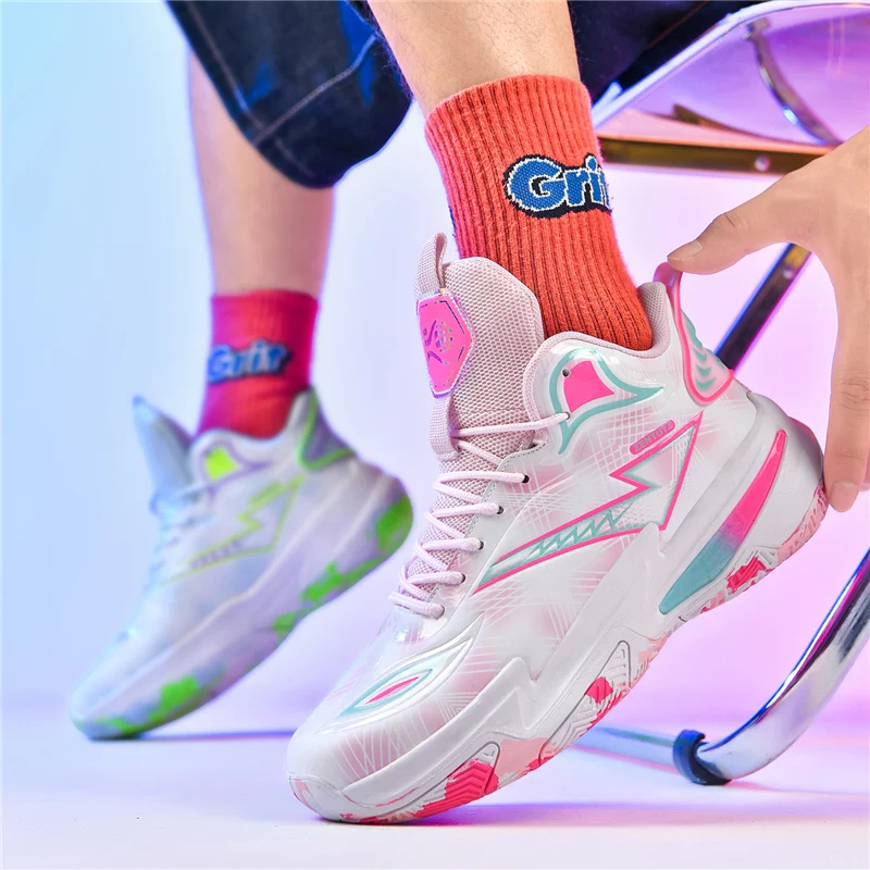 

Новая парная обувь, баскетбольная обувь, дышащая, удобная, противоскользящая, тренировочная спортивная баскетбольная обувь, мужская обувь, спортивная обувь