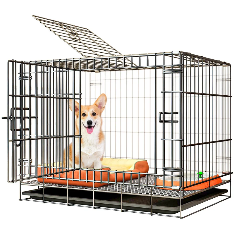 Wyj Dog Crate Medium-Sized Dog Kennel Toilet Integration Does Not Occupy Local Indoor Home