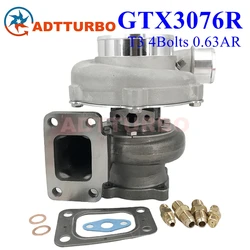 GEN 2 GTX3076R Seria GTX 58 mm 856801 -5027S 851154 -5001S Turbo 740902 -0009 Ceramiczna turbina z podwójnym łożyskiem kulkowym 0,63AR T3 4-śruby