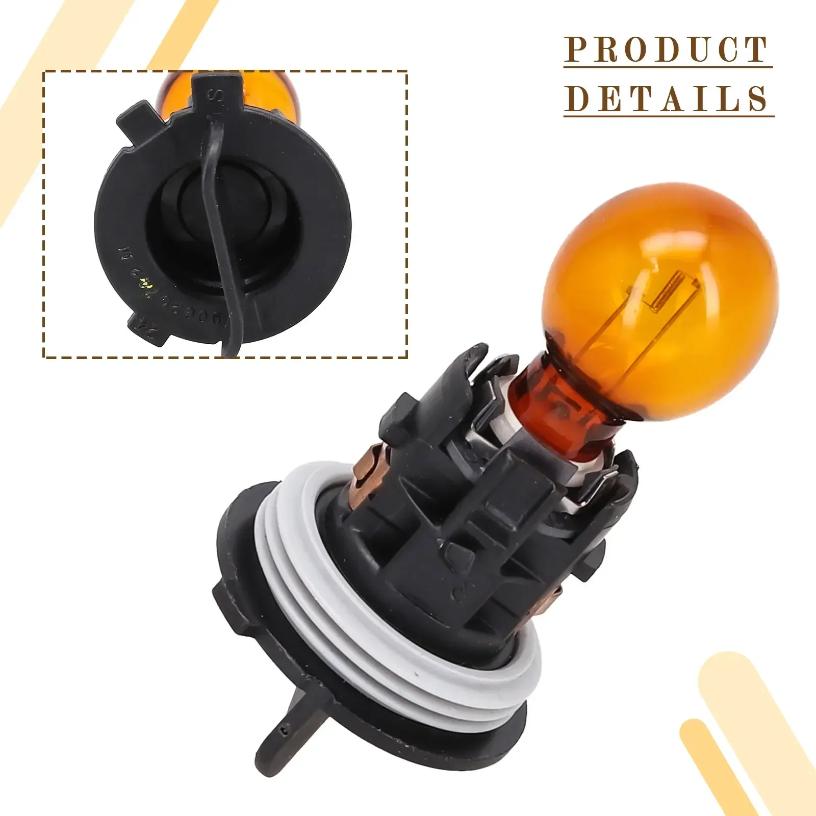 Corner Turn Signal Light Bulb Socket For Volvo XC60 For Peugeot 208 For Ford Fusion 13-20 For Transit For Connect