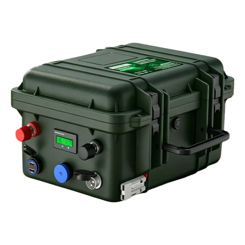 LiFePO4 12V 100AH 1280WH Trolling-Motor-Batterie mit Bluetooth, 6000+ Zyklen, für Fischfinder