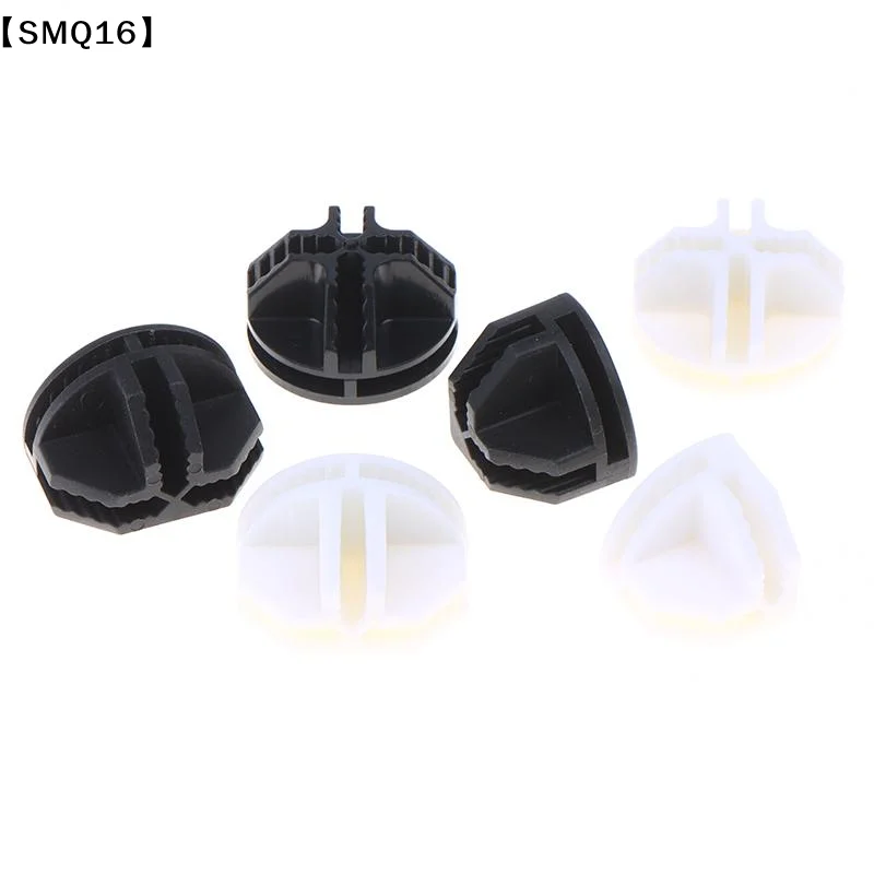 10Pcs DIY Wire Grid Shelf Connectors Plastic Cube Connectors For Closet Wardrobe Shoe Rack Linen Storage【SMQ】