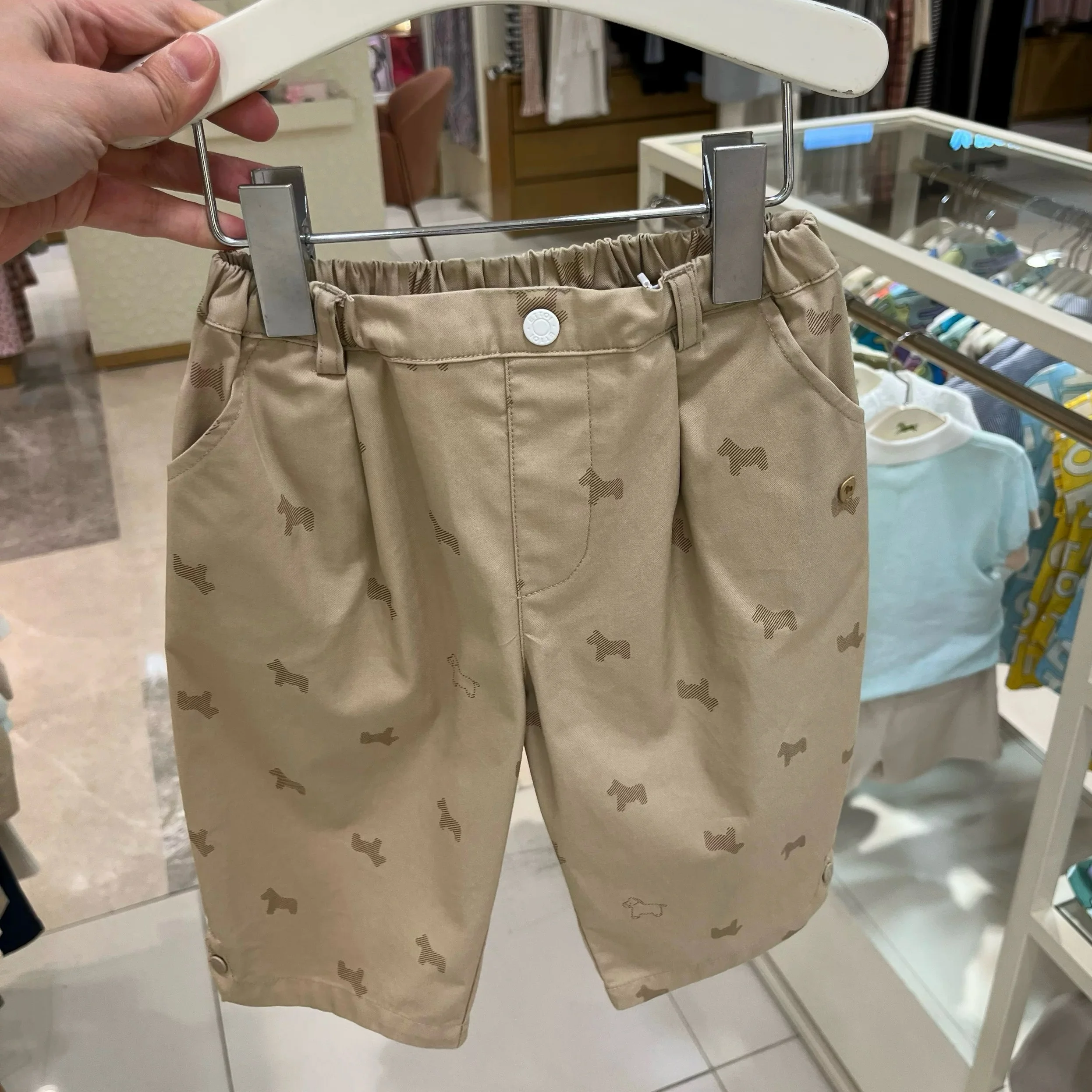 

Cute Print Skin-Friendly Casual Work Pants for Boys And Girls Children's Clothing Spring Summer New Style All-Match Lei...