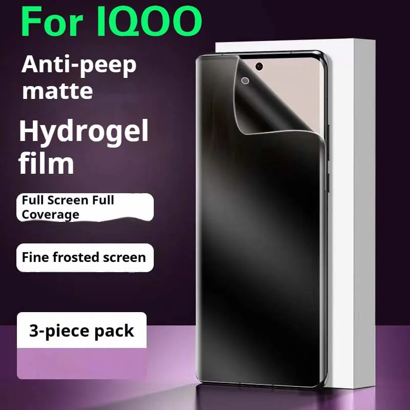 NEO9 SPro Privacy Screen Protector For IQOO Z9 Turbo Neo8/7Pro Matte Hydrogel Film IQOO12Pro IQOO11/10Pro Z7X Soft Anti peeping