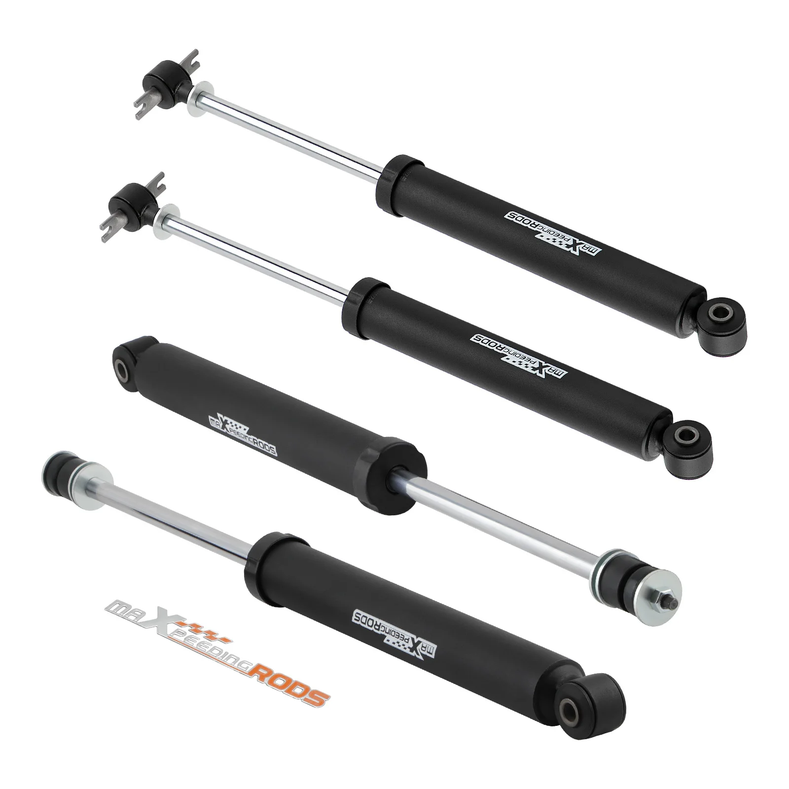 4PCS Front + Rear Shocks for Jeep Wrangler JK 07-18 Fit 1