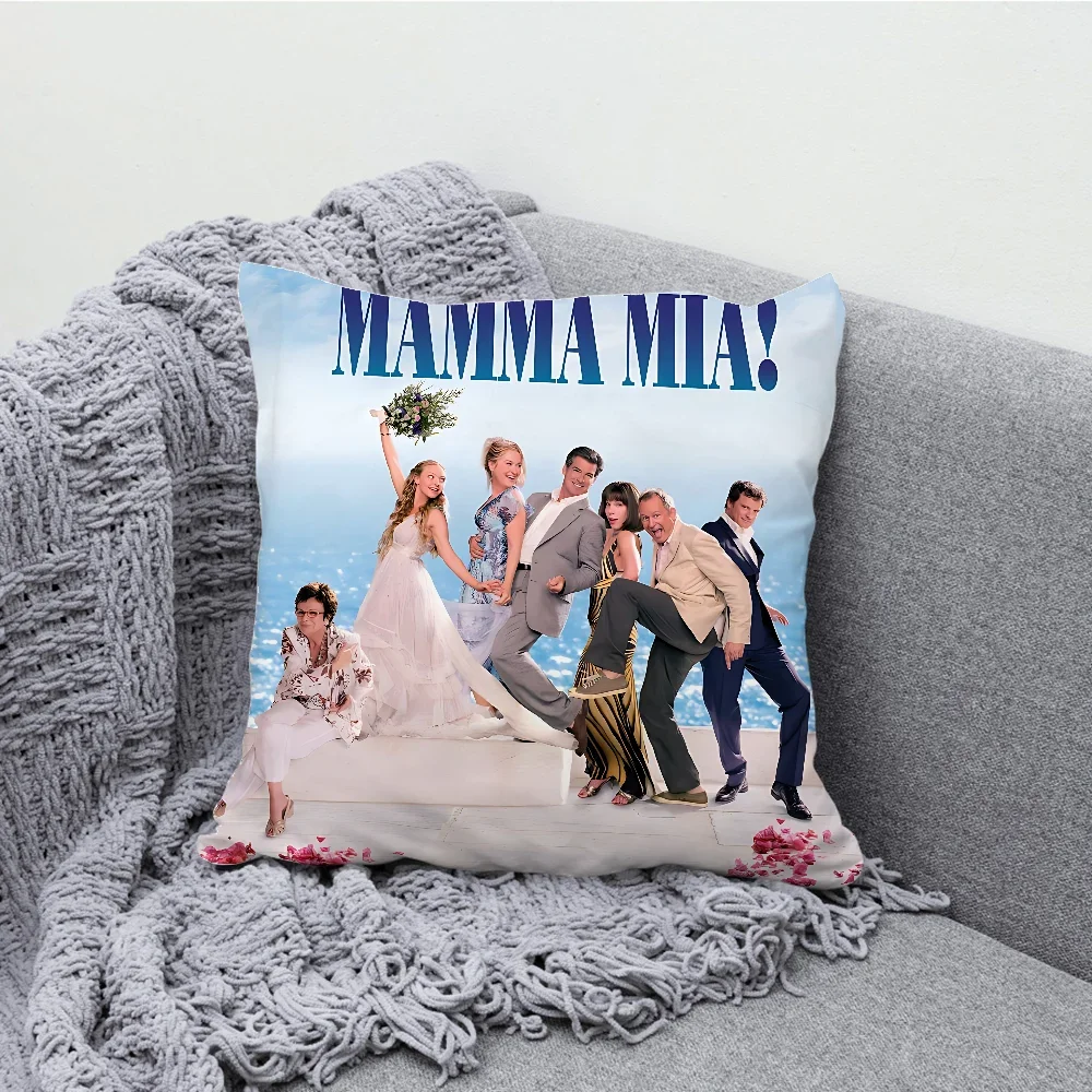 M-Mamma M-Mia Film Pillow Case Pillow Case Soft Cushion Cases for Farmhouse Sofa Decor Home Decorations and Protector