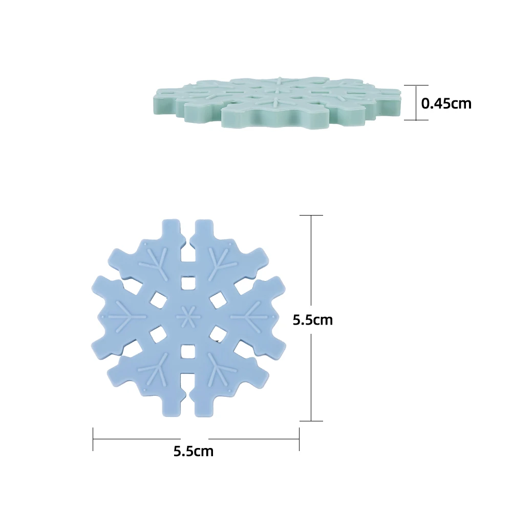 TYRY.HU-bloques de copo de nieve para niños, formas geométricas, juguetes Montessori para niños de 3 a 6 años, bloques de construcción para jardín de infantes