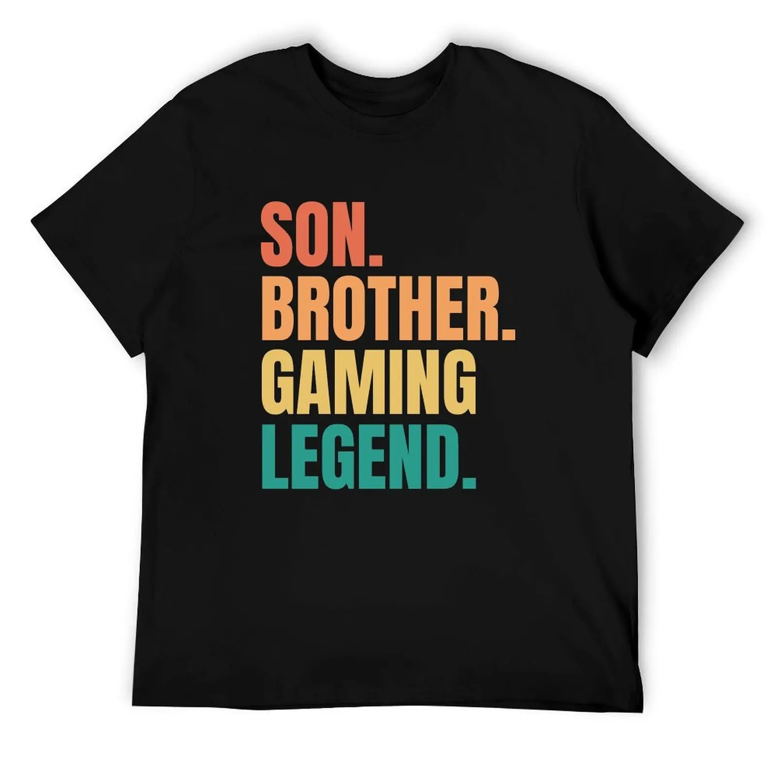 

Son Brother Gaming Legend T-Shirt man t shirts cotton man t shirt heavy cotton T-Shirt