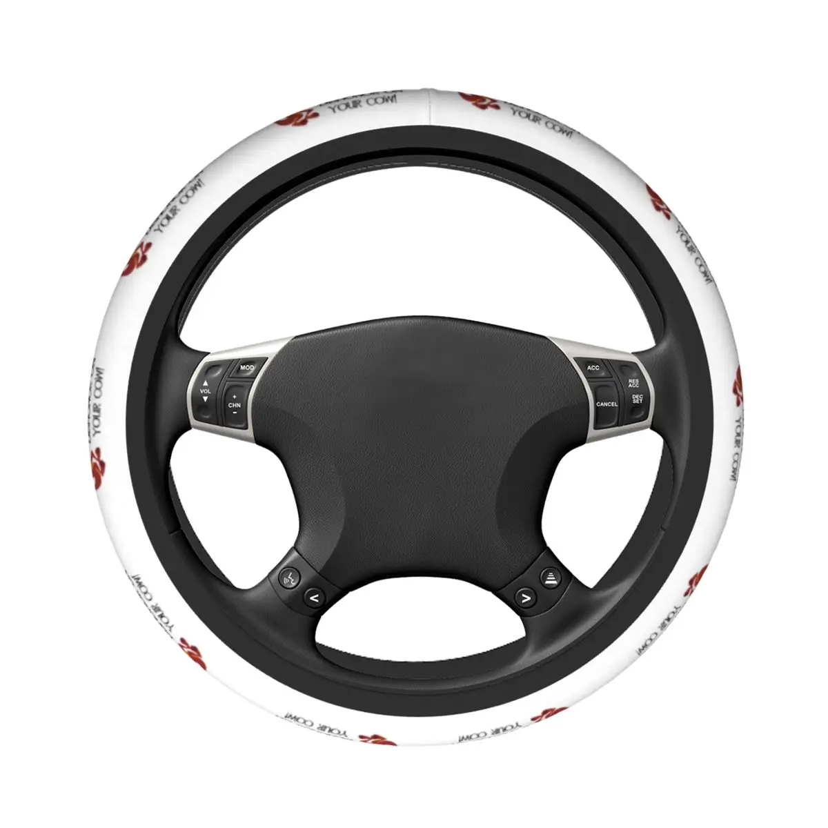 Dishonor Mulan Mushu Car Steering Wheel Cover 37-38 Soft Colorful Car-styling Car Accessories