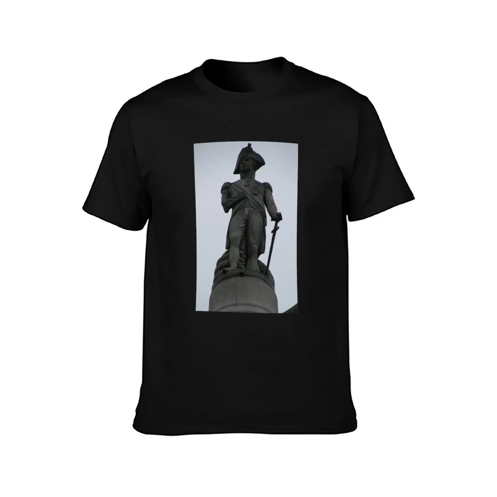 Nelson's column T-Shirt t shirt man plain T-Shirt