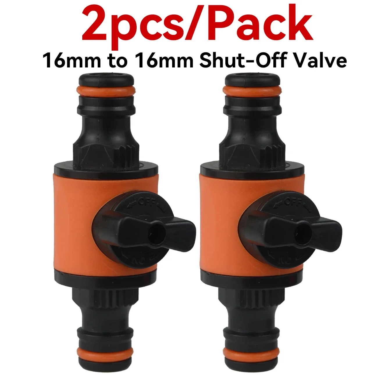 Kesla 2ชิ้น16มม. หัวต่อคอมพิวเตอร์1/2 "3/4" อะแดปเตอร์ท่อหยุดปลั๊ก Coupler ข้อต่อท่อน้ำชลประทานซ่อม Extender