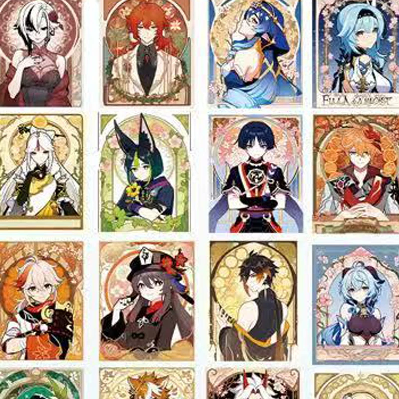 Genshin Impact Het Einde Van Witte Dauw 12*15.6 Acryl Full Color Printing Groothandel Collectie Caihuoche Wenchuang Kinderen speelgoed