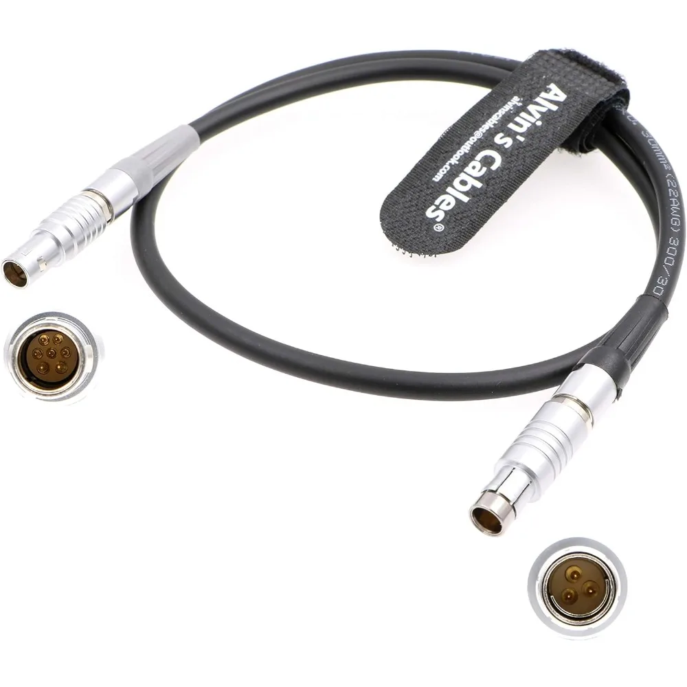 

Alvin's Cables Run Stop Cable 3 Pin Male to 7 Pin Male for ARRI cforce Motor/cmotion cPRO Motor/camin CAM/Alexa/Amira Compatible