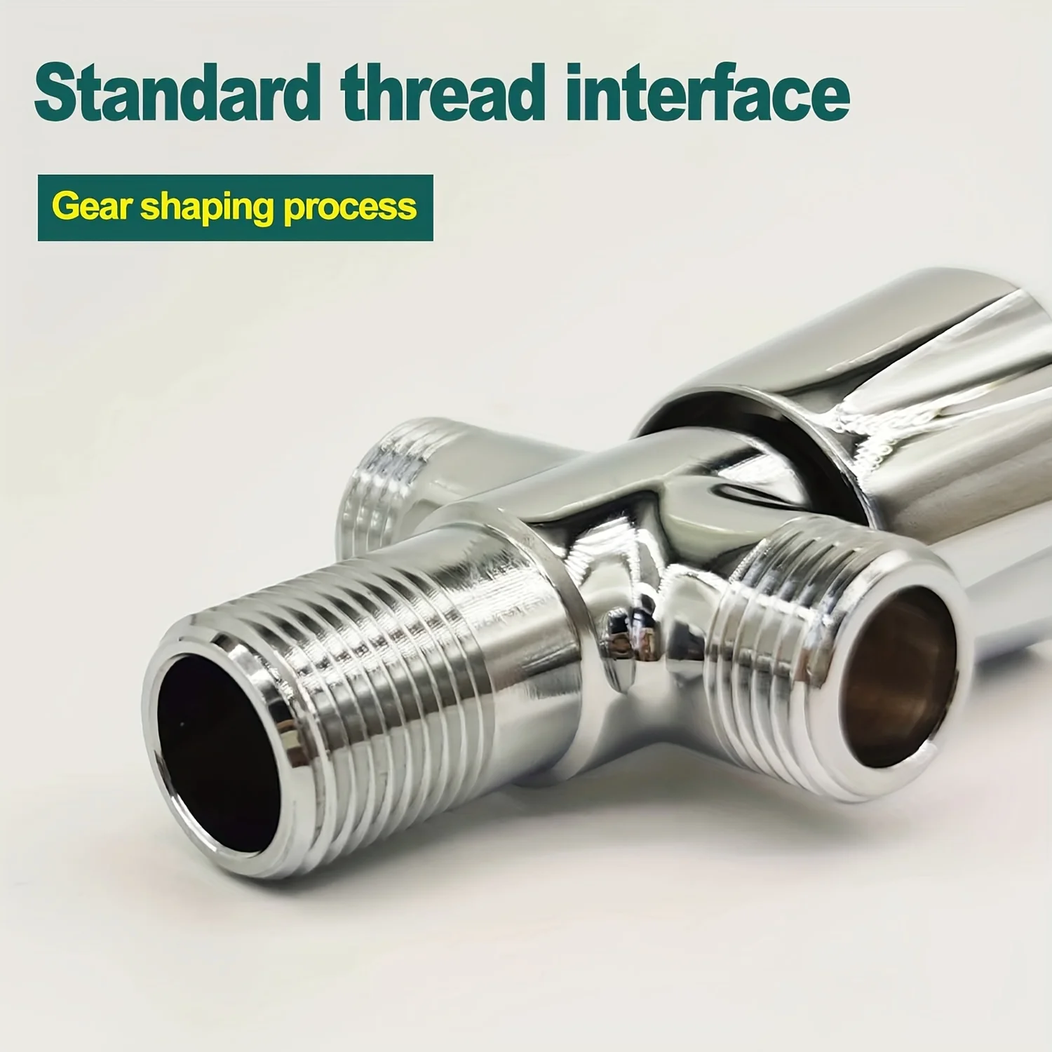 صمام محول من الفولاذ المقاوم للصدأ 1 في 2 خارج، موصل خرطوم دش عالمي بأربعة اتجاهات، خيط G1/2 لأوروبا وأمريكا #5