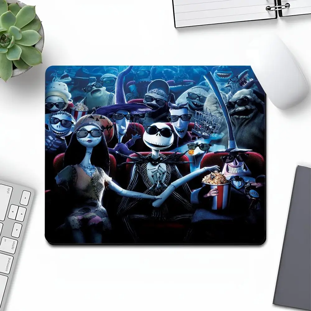 The NightmareS Before Christmas Mouse Wholesale Pad Art Gaming Rubber Locking Edge Large Computer MousePad Laptop Desk Pad