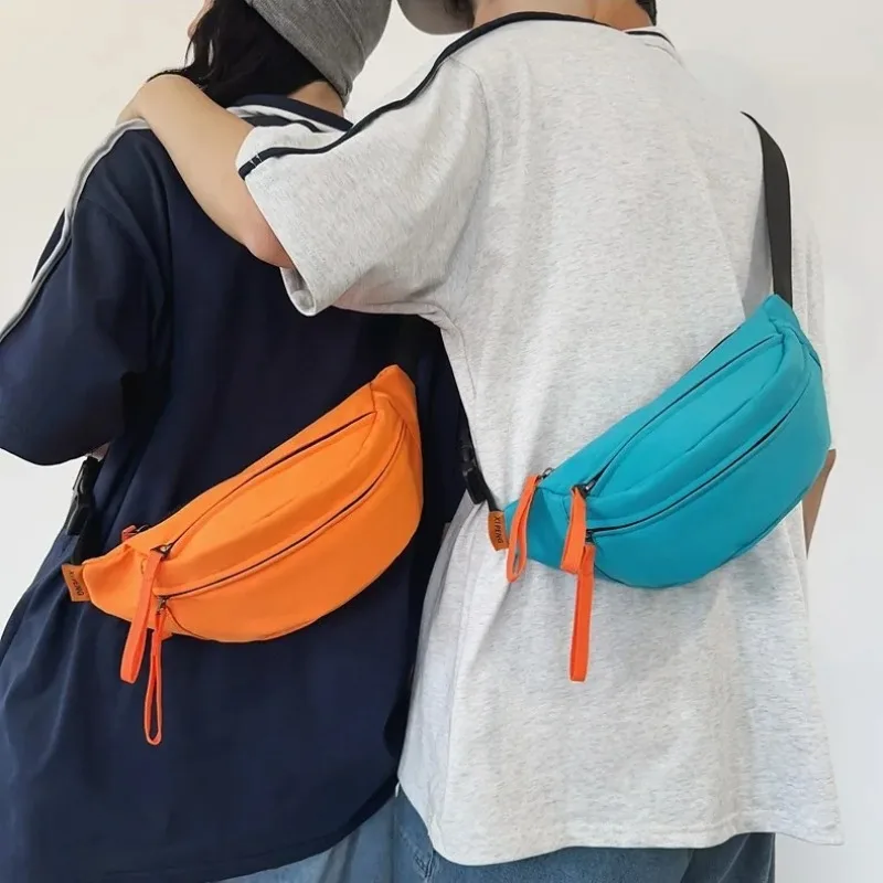 Men's Chest Bag, Trend Small Sports Bag, Casual Travel Crossbody Bag, Unisex Mobile Waist Bag, Nylon Shoulder Bag For Women Bag