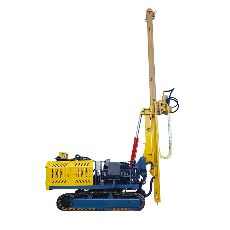 Foundation Construction Pile Driver Drill Rig Hydraulic Hammer Helical Pile Driver Photovoltaic Mini Bore Drilling Rigs for US