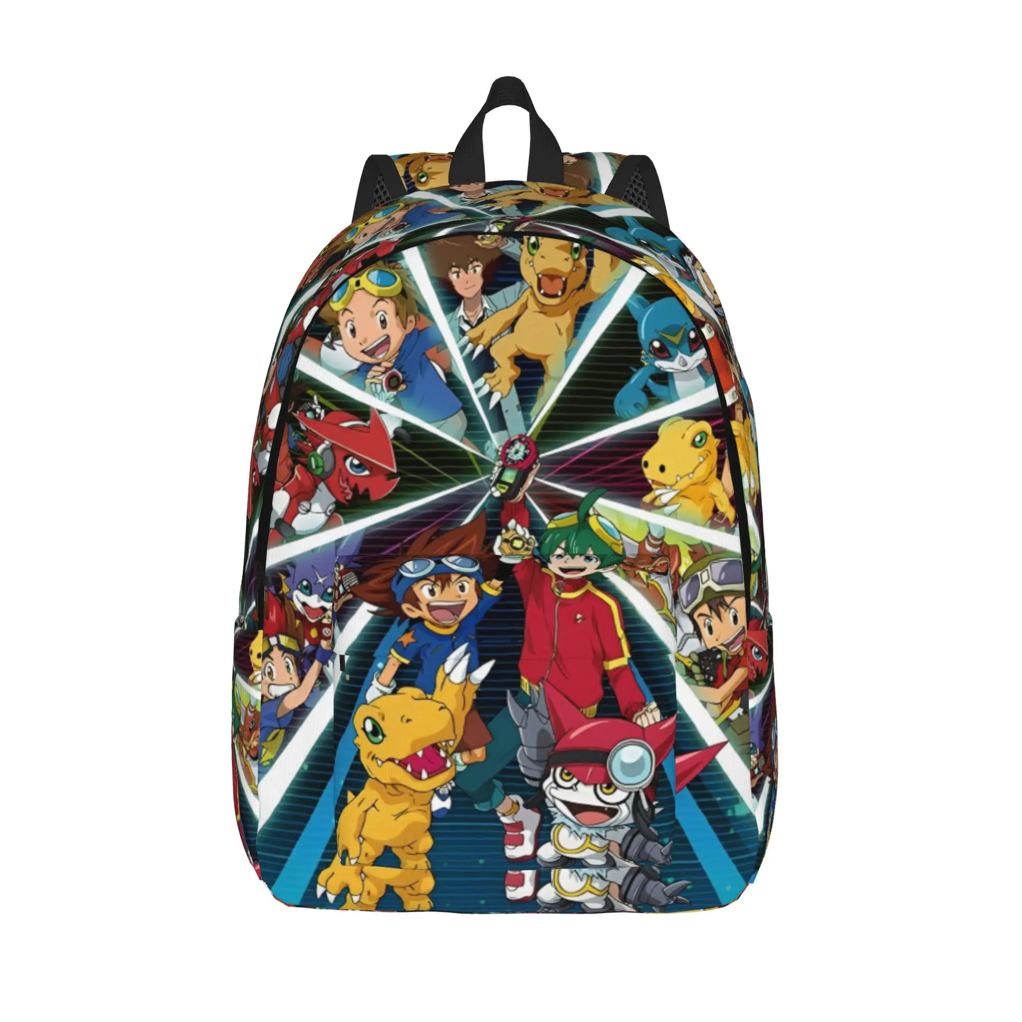 

Digital Monster Digimon Cool Backpack Outdoor High School Hiking Travel Daypack for Men Women Laptop Computer Canvas Bags