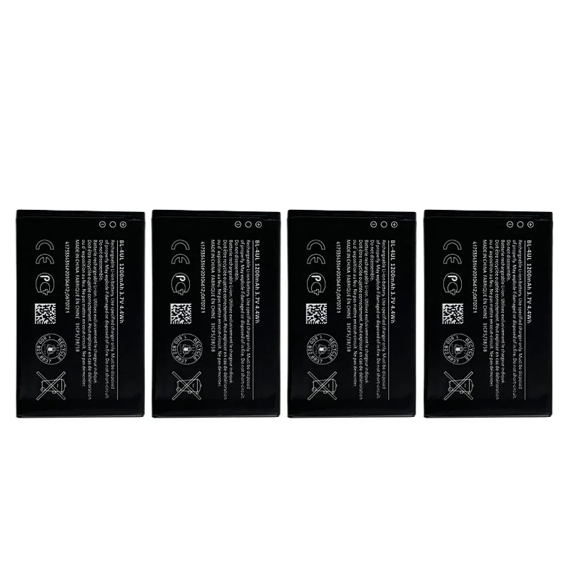 New BL-4UL 3.7V 1200mAh Rechargeable Batteries For Nokia lumia 225DS  230DS Asha 225 230 215 1126 1012 5310 RM 1172