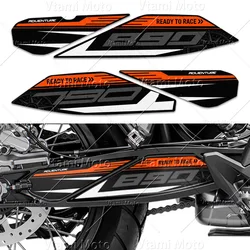 For KTM Duke 790 890S 890R 890GP Adventure 790 890 Adv Motorcycle Swingarm Sticker Rotating Shaft Protection Decals Waterproof