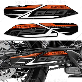 KTM Duke 790 890 S 890R 890GP Macera 790 890 Adv Motosiklet Salınım Kolu Etiket Döner Mil Koruma Çıkartmaları Su Geçirmez