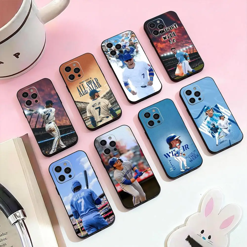 

B-Bobby witt JR 7 Phone Case Silicone Soft For IPhone 17,16,15,14,13,12,11,XS,Plus Pro Max