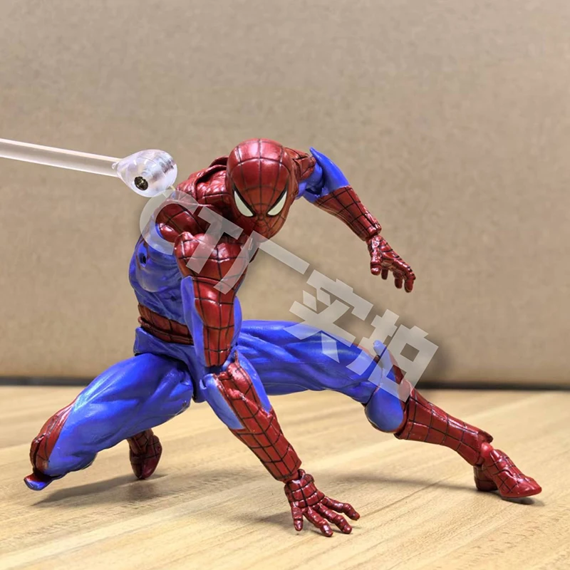 ในสต็อก Ct ของเล่น Spiderman รูป Amazing Yamaguchi Spider-Man 2.0 Agent Anti Venom Mafex Shf อะนิเมะ Action Figure ของเล่นของขวัญ