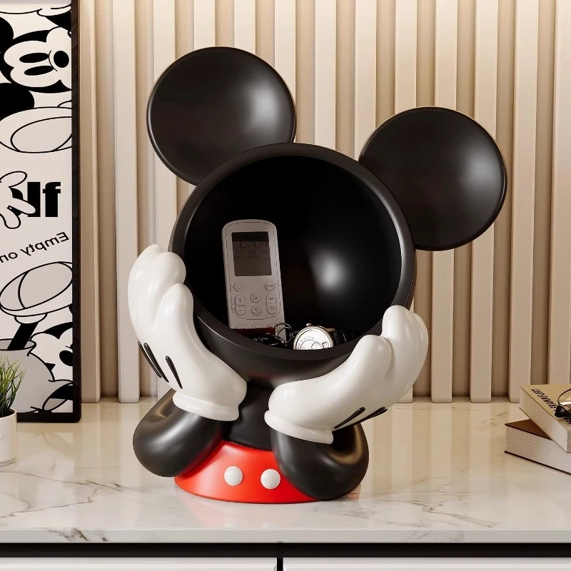 ديزني ميكي شخصية مدخل تخزين زخرفة الفتيات سطح المكتب مستحضرات التجميل صندوق تخزين المنزل متعدد الوظائف تخزين الرف