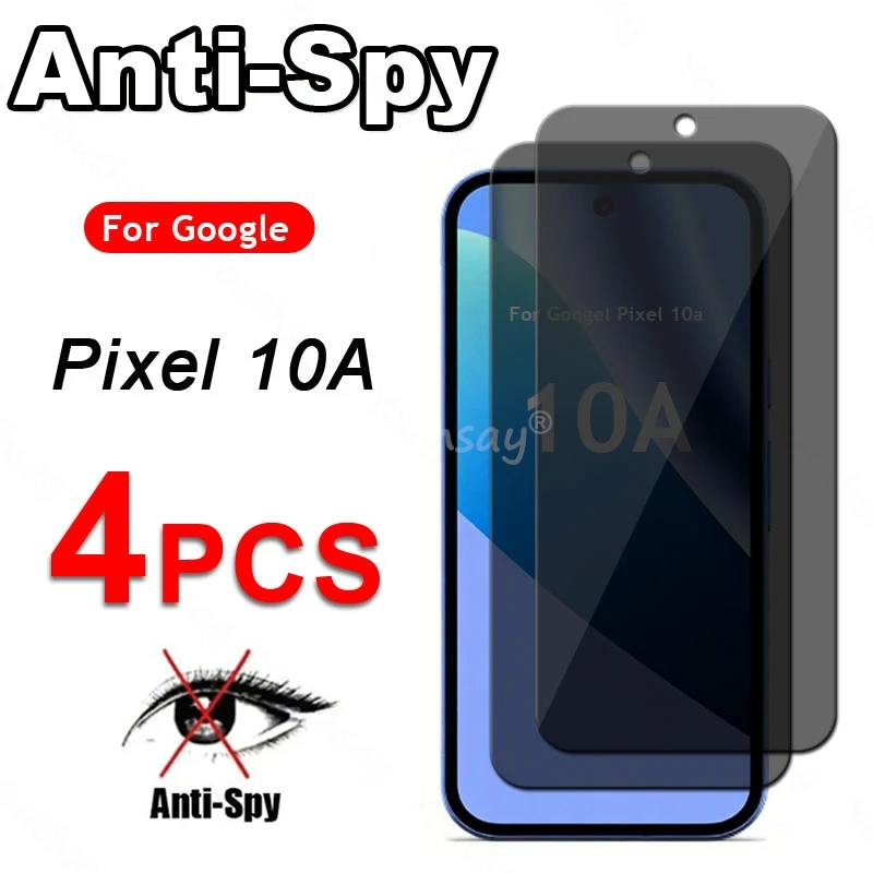 

Privacy Screen Glass For Google Pixel 10A Glass Anti-Spy Screen Protector Pixel 10A Tempered Glass Film Pixel 10 A
