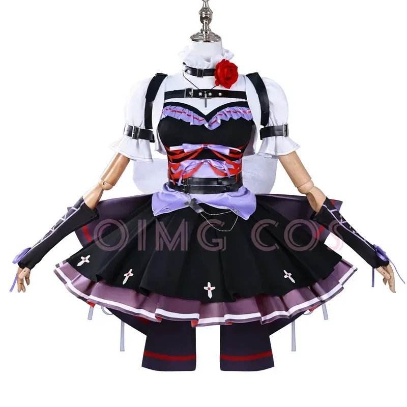 CyIdentity 5 البستاني إيما وودز تأثيري حلي كرنفال موحدة شعر مستعار أنيمي هالوين ملابس تنكرية للحفلات النساء الكبار لعبة