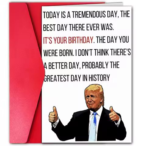 1 pc funny birthday card, creative character greeting card, the best gift for friends and family.