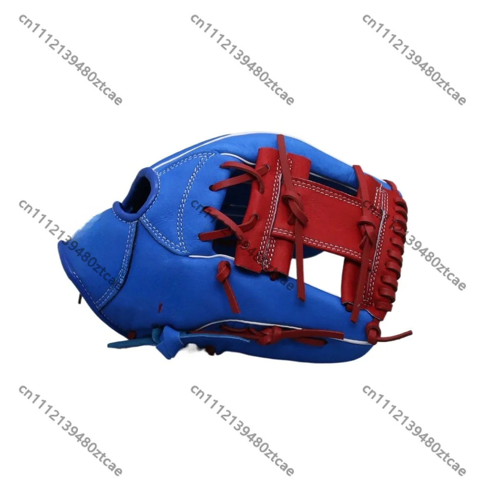 Soft Pigskin Baseball Softball Glove Ready‑to‑Use Type Sports Glove for Youth and Adults
