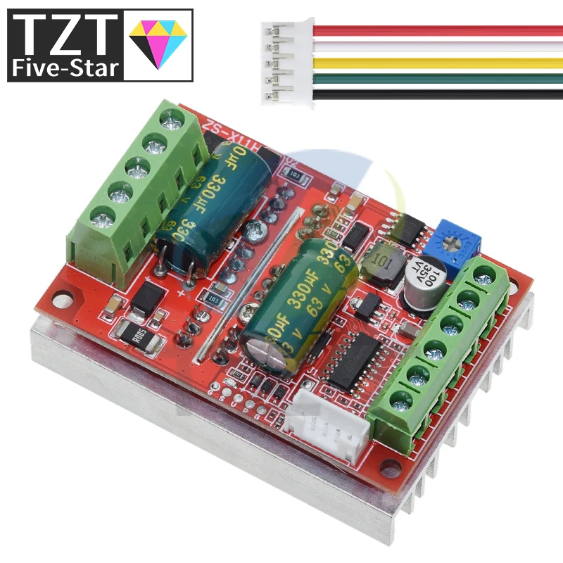 Imagem -04 - Tzt-trifásico Brushless Motor Controller Pwm Hall Motor Control Driver Board 660v 400w Bldc 12v 24v 48v