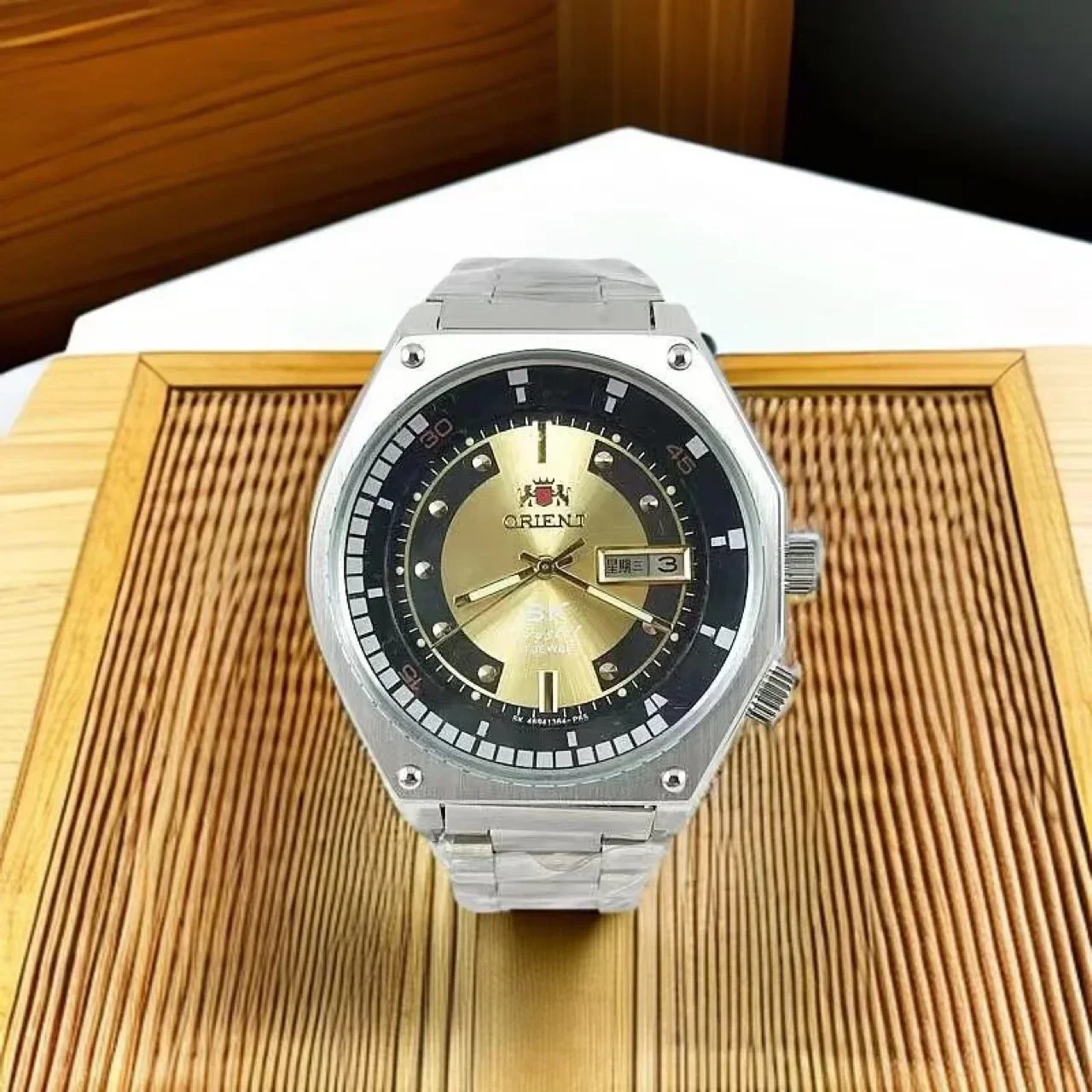 118A Store Oriental Sport Casual Automatic Japanese Mechanical Wrist Watch Unisex Full Function World Time Rotating Dial