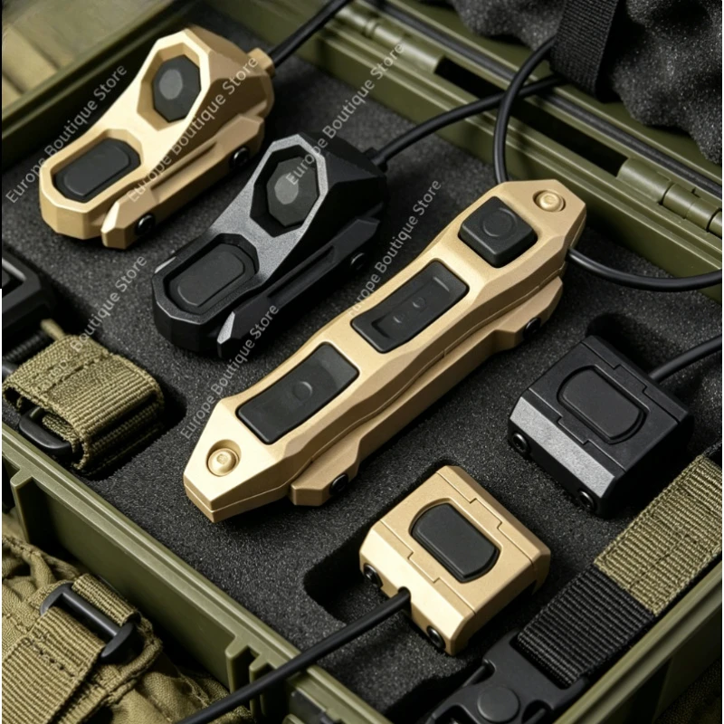 

Dual Triple Control Remote Pressure Switch for OGL PEQ-15 2.5mm SF Plug for Surefire M600 M300 20mm Rail Toy Accessory