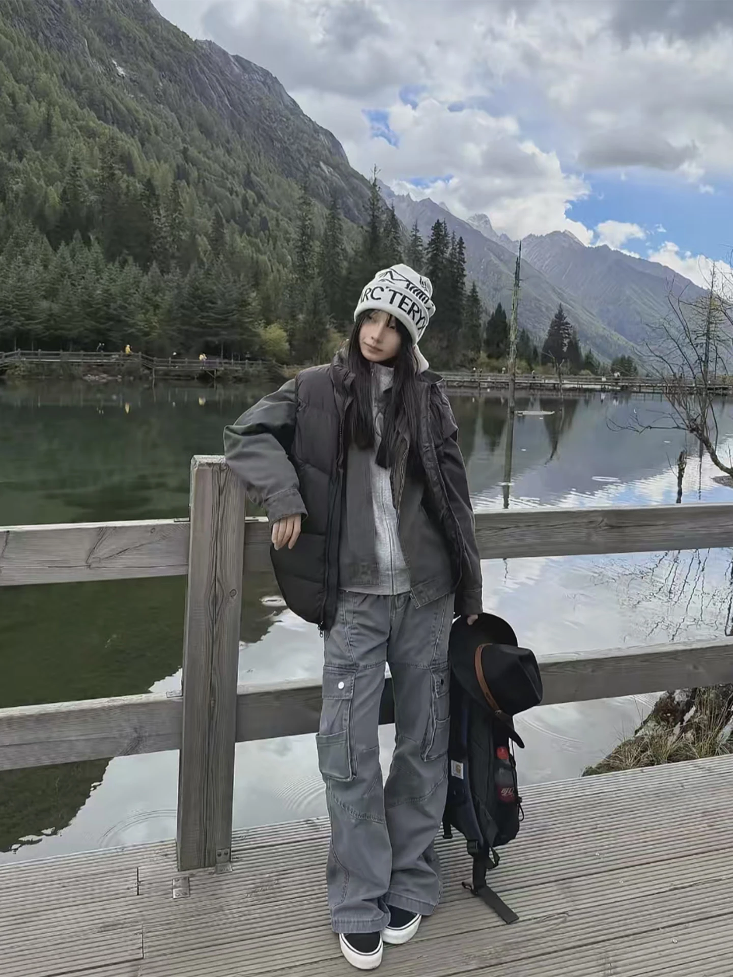 

Мужские рабочие брюки в американском ретро-стиле с множеством карманов, прямые, расклешенные, в уличном стиле, повседневные, для осени и зимы